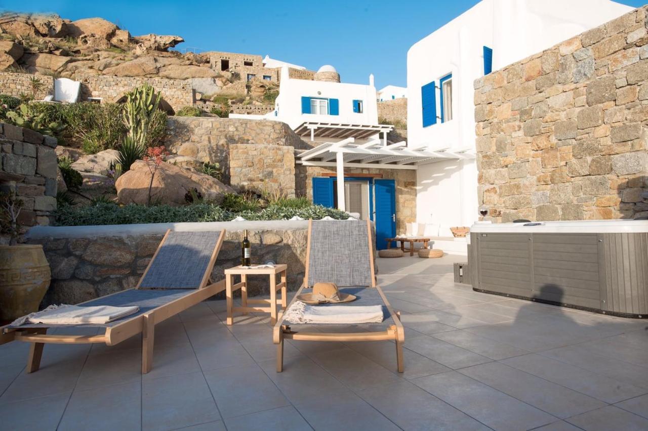 Appartamento Gorgeous Studio In Cycladic Architecture Overlooking The Aegean Houlakia  Esterno foto