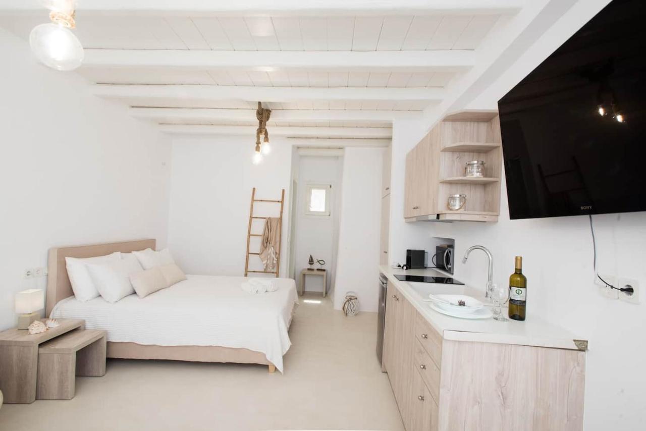 Appartamento Gorgeous Studio In Cycladic Architecture Overlooking The Aegean Houlakia  Esterno foto
