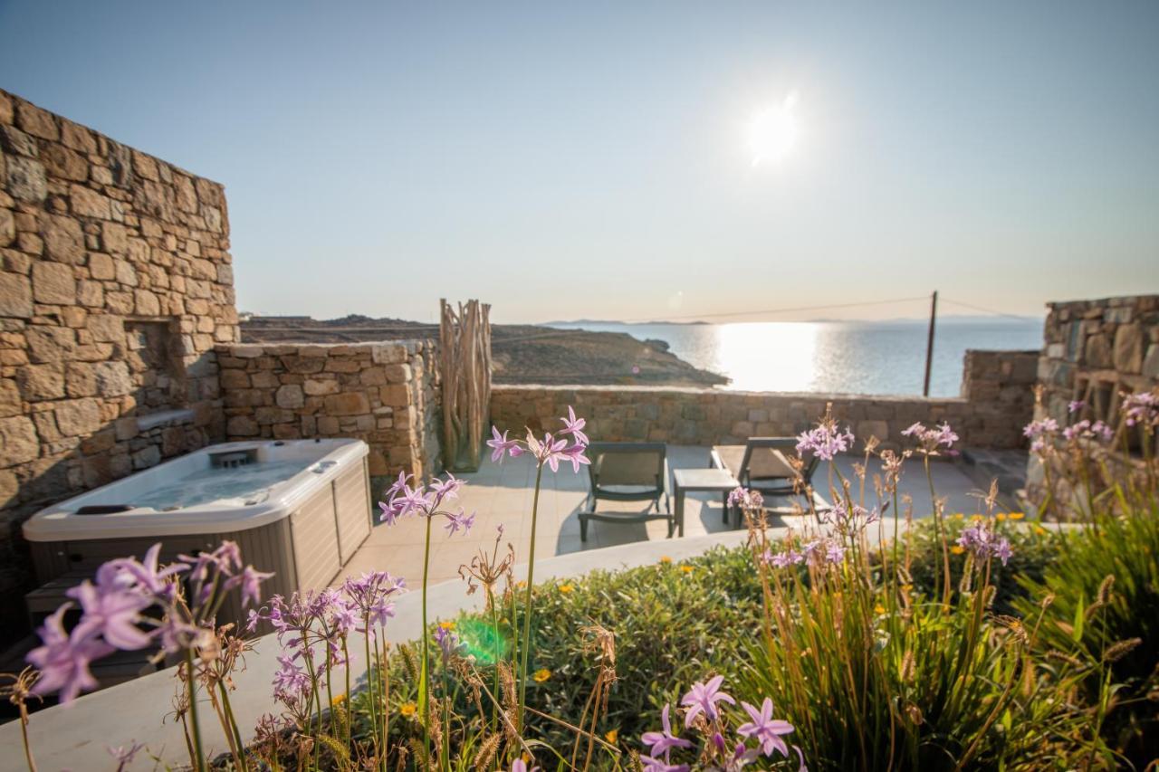 Appartamento Gorgeous Studio In Cycladic Architecture Overlooking The Aegean Houlakia  Esterno foto